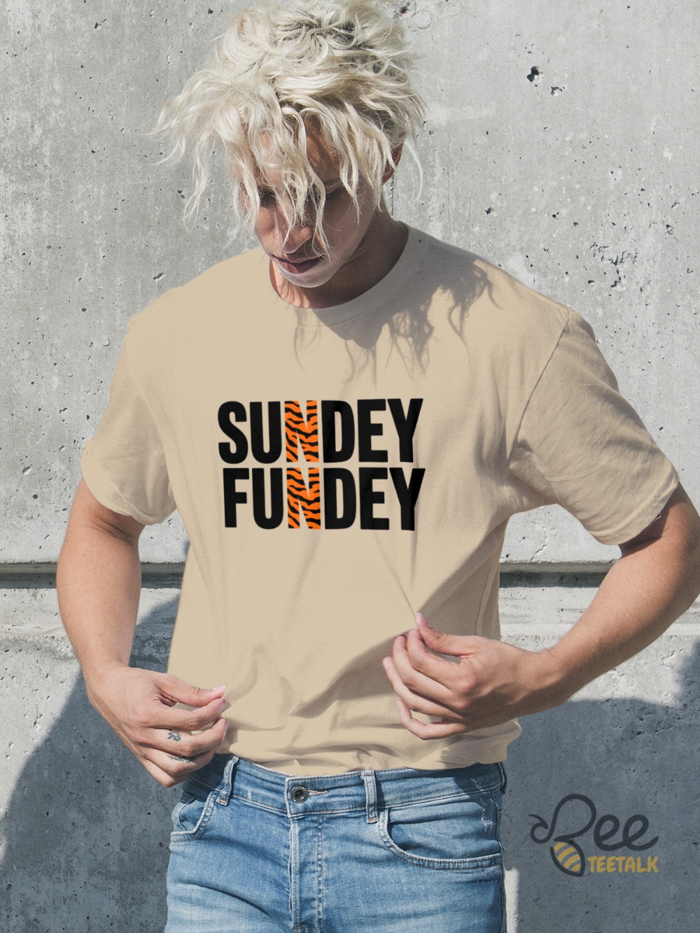 Sundey Fundey Cincinnati Bengals Tiger Football Shirt Sunday Funday Tee