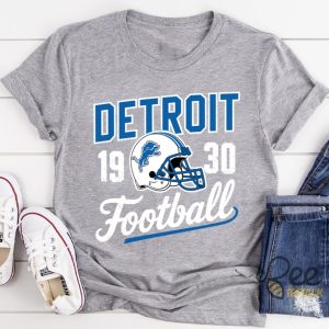 Retro Detroit Lions Football Helmet 1930 Vintage Shirt beeteetalk 4