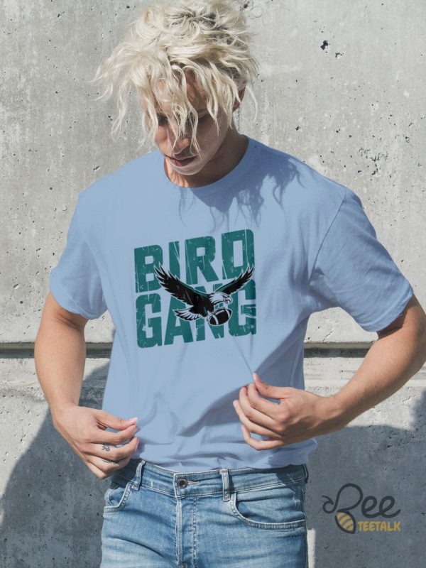 Bird Gang Philadelphia Eagles Football Shirt Nfl Jason Travis Kelce Monday Night Football Gift beeteetalk 1