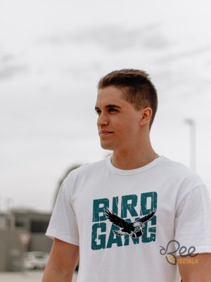 Bird Gang Philadelphia Eagles Football Shirt Nfl Jason Travis Kelce Monday Night Football Gift - | Beeteetalk High-quality Image