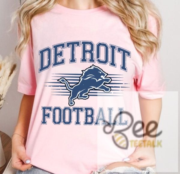 Detroit Lions Football Vintage Crewneck Sweatshirt T Shirt Hoodie Detroit Game Day Tee beeteetalk 1 1