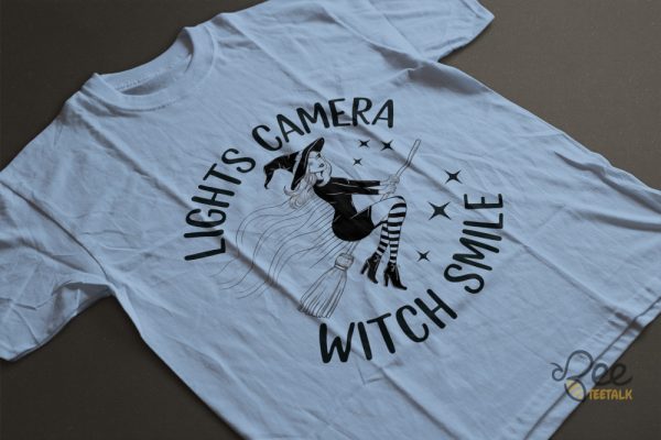 Taylor Swift Lights Camera Witch Smile T Shirt Sweatshirt Hoodie Cute Halloween Gift beeteetalk 3