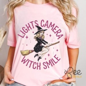 Swiftie Inspired Lights Camera Witch Smile Halloween T Shirt Sweatshirt Hoodie Cute Gift For Fans beeteetalk 3