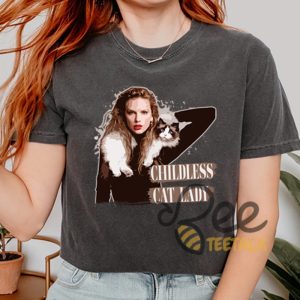 Childless Cat Lady Taylor Swift Shirt Swifties Gift For Kamala Harris Endorsement beeteetalk 5