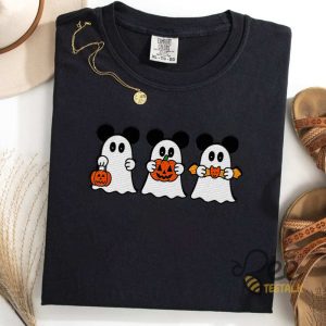 Trick Or Treat Mickey Ghosts Embroidered Sweatshirt T Shirt Hoodie Disney Halloween Spooky Gift beeteetalk 4