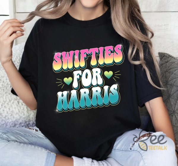 Taylor Swifties For Harris Shirt Presidential Debate Swifties For Kamala Shirt Taylor Harris Endorsement Tee Kamala Harris For President Tshirt beeteetalk 4