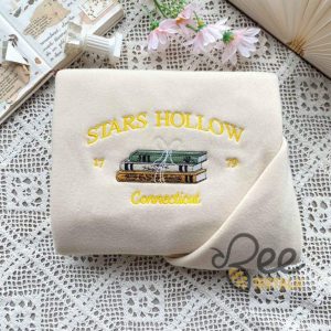 Stars Hollow Embroidered Sweatshirt T Shirt Hoodie Connecticut Lukes Dinner Gilmore Girl Book Shirt Gift For Fan beeteetalk 3