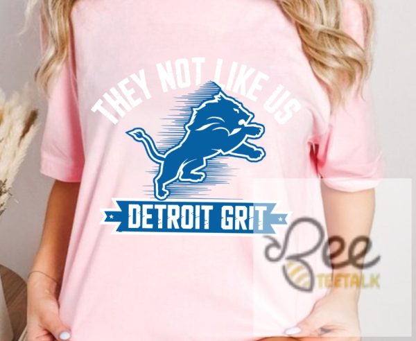 Vintage Detroit Lions Football Tshirt Sweatshirt Hoodie They Not Like Us Detroit Grit Game Day Tee Shirt beeteetalk 4