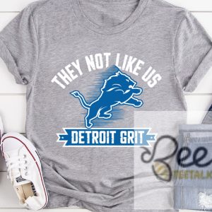 Vintage Detroit Lions Football Tshirt Sweatshirt Hoodie They Not Like Us Detroit Grit Game Day Tee Shirt beeteetalk 5