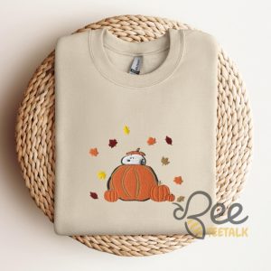 Snoopy Fall Embroidered Sweatshirt T Shirt Hoodie Snoopy Pumpkins Crewneck Sweater Autumn Peanuts Halloween Shirts beeteetalk 6