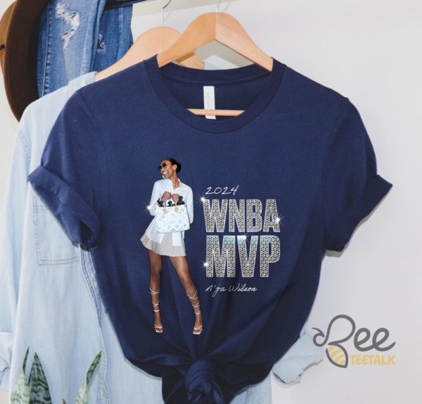 Aja Wilson Mvp Shirt Wnba 2024 Winner Basketball Gift beeteetalk 5