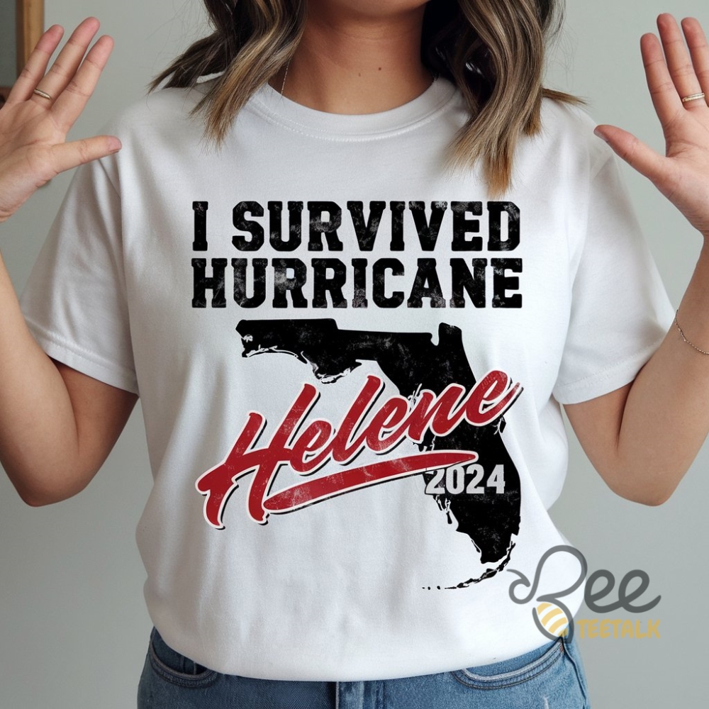 I Survived Hurricane Helene 2024 Tee Shirt Sweatshirt Hoodie