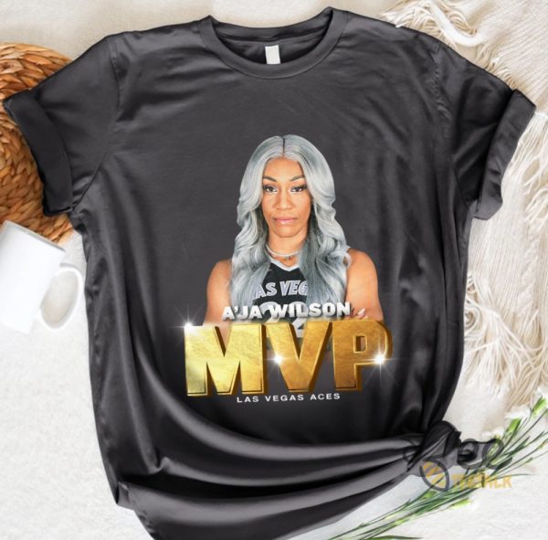 Aja Wilson Mvp Shirt 2024 Wnbas Unanimous Mvp Shirt Las Vegas Ace Shirt beeteetalk 2