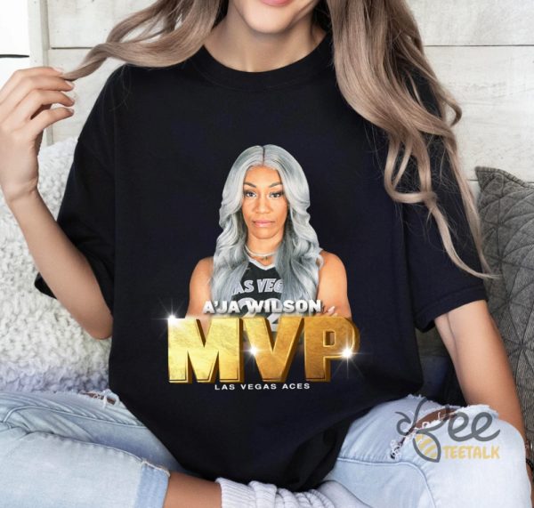 Aja Wilson Mvp Shirt 2024 Wnbas Unanimous Mvp Shirt Las Vegas Ace Shirt beeteetalk 3