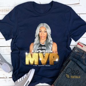 Aja Wilson Mvp Shirt 2024 Wnbas Unanimous Mvp Shirt Las Vegas Ace Shirt beeteetalk 5