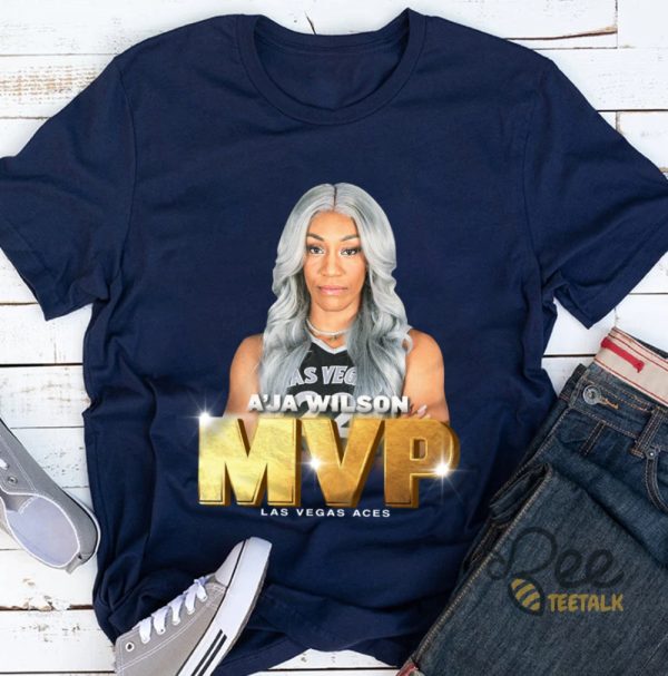 Aja Wilson Mvp Shirt 2024 Wnbas Unanimous Mvp Shirt Las Vegas Ace Shirt beeteetalk 5