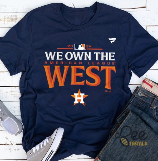 Houston Baseball Shirt 2024 Astros Al West Division Champions T Shirt Sweatshirt Hoodie Astros Shirt beeteetalk 1