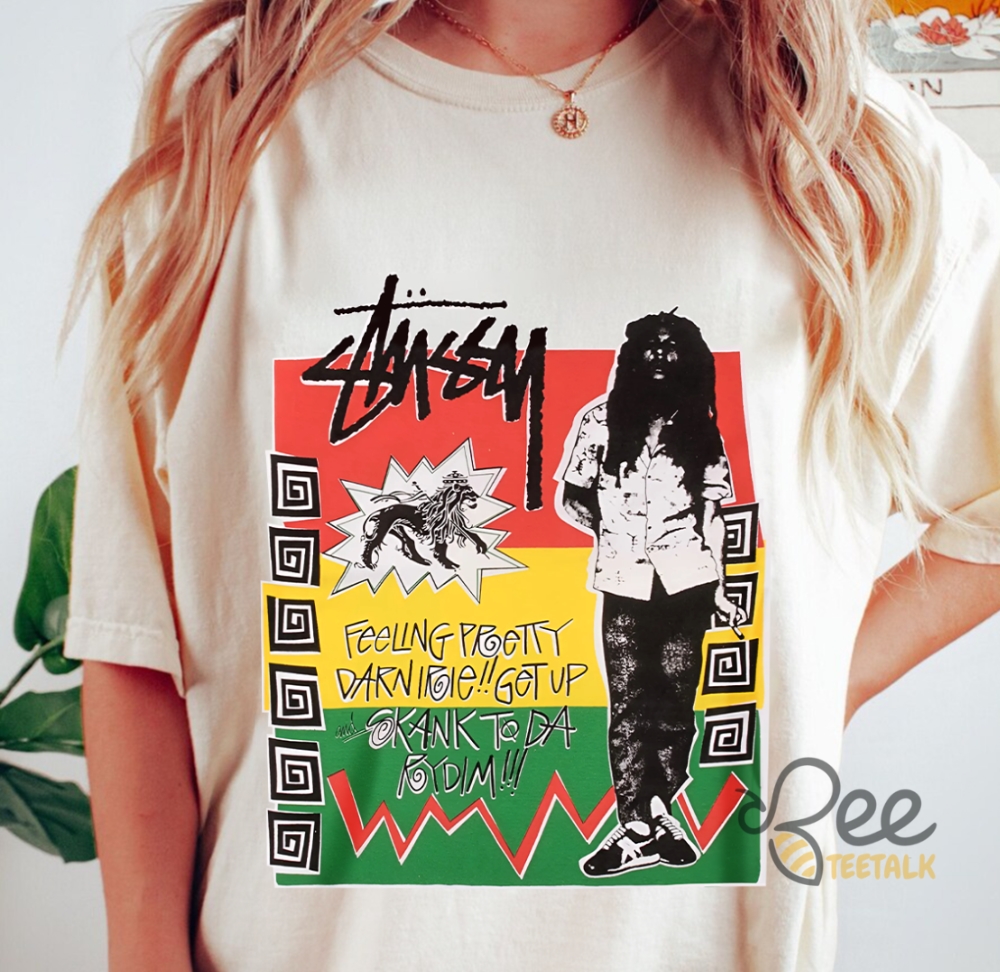 Vintage Stussy Bob Marley Shirt Reggae Shirt 80S Jamaican Music Shirt