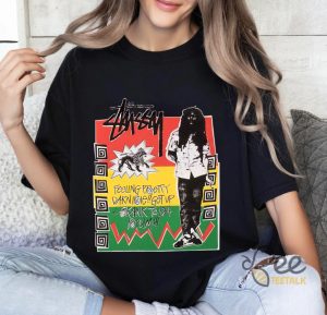 Vintage Stussy Bob Marley Shirt Reggae Shirt 80S Jamaican Music Shirt NEW - | Beeteetalk High-quality Image