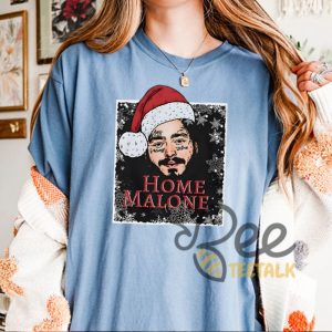 Home Malone Sweatshirt T Shirt Hoodie Funny Post Malone Christmas Shirt Home Alone Ghost Malone Shirt beeteetalk 2