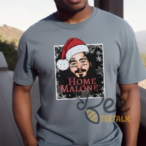 Home Malone Sweatshirt T Shirt Hoodie Funny Post Malone Christmas Shirt Home Alone Ghost Malone Shirt beeteetalk 4