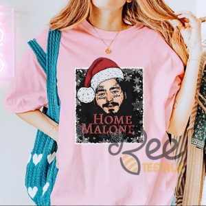 Home Malone Sweatshirt T Shirt Hoodie Funny Post Malone Christmas Shirt Home Alone Ghost Malone Shirt beeteetalk 5