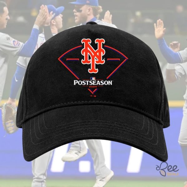 Mlb Playoffs New York Mets Postseason Embroidered Baseball Hat beeteetalk 1