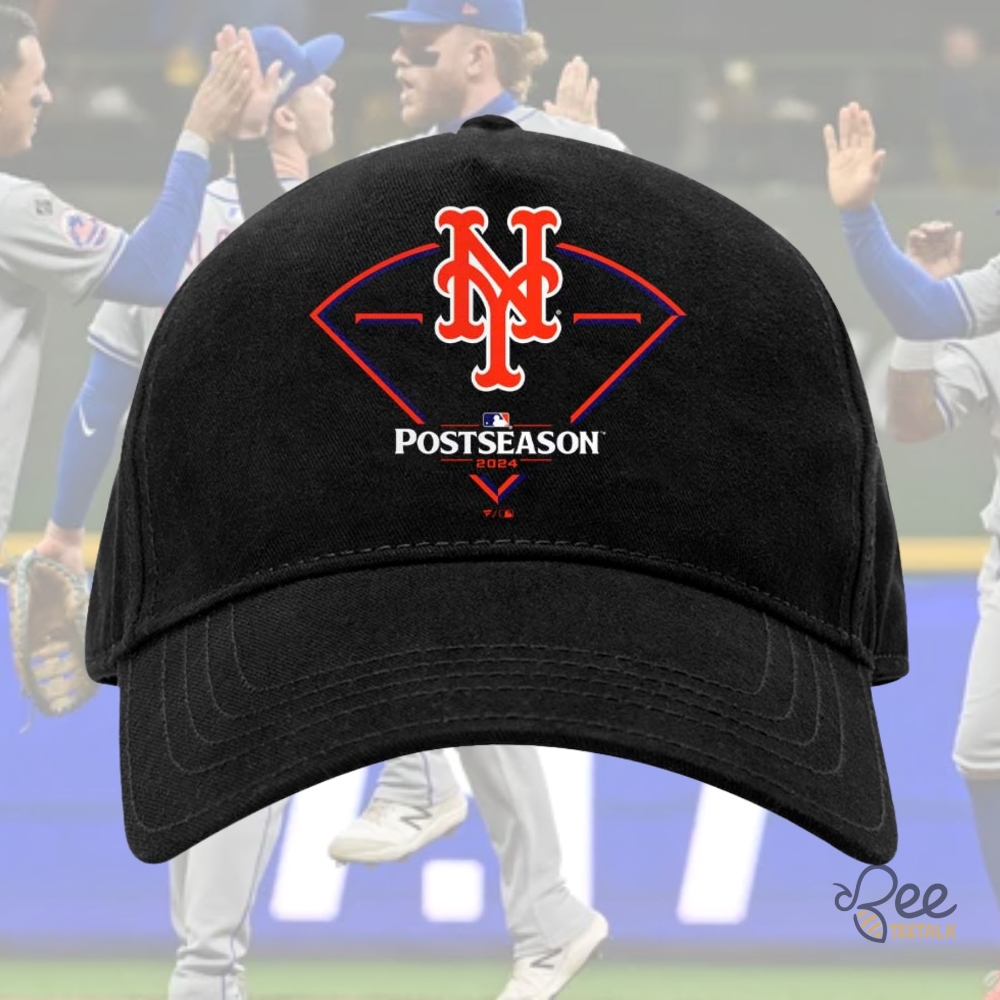 Mlb Playoffs New York Mets Postseason Embroidered Baseball Hat