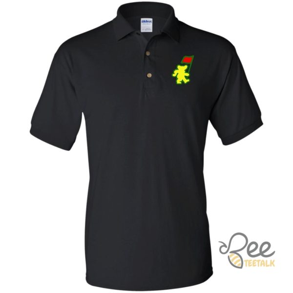 Grateful Dead Dancing Bear Embroidered Golf Polo Shirt beeteetalk 3