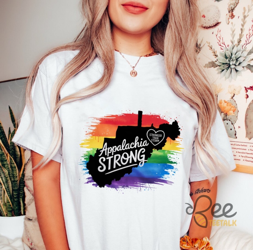 Appalachia Strong T Shirt Sweatshirt Hoodie Hurricane Helene Disaster Relief Stronger Than The Storm Tee