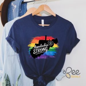 Appalachia Strong T Shirt Sweatshirt Hoodie Hurricane Helene Disaster Relief Stronger Than The Storm Tee - | Beeteetalk High-quality Image