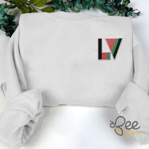 Lv Hasmas Embroidered T Shirt Sweatshirt Hoodie Louis Vuitton Free Palestine Shirt Anti Hamas Gift beeteetalk 3