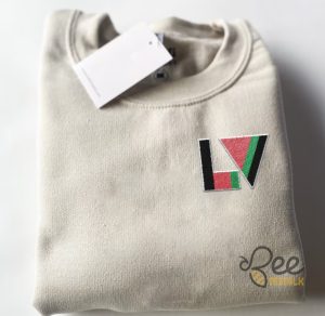 Lv Hasmas Embroidered T Shirt Sweatshirt Hoodie Louis Vuitton Free Palestine Shirt Anti Hamas Gift - | Beeteetalk High-quality Image