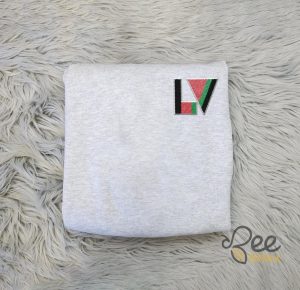 Lv Hasmas Embroidered T Shirt Sweatshirt Hoodie Louis Vuitton Free Palestine Shirt Anti Hamas Gift - | Beeteetalk High-quality Image