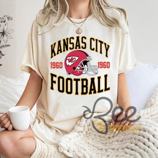 Kansas City Football Graphic Tee Shirt Vintage Kc Chiefs Sweatshirt T Shirt Hoodie Est 1960 beeteetalk 3