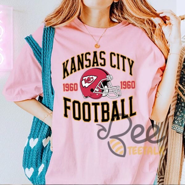 Kansas City Football Graphic Tee Shirt Vintage Kc Chiefs Sweatshirt T Shirt Hoodie Est 1960 beeteetalk 4