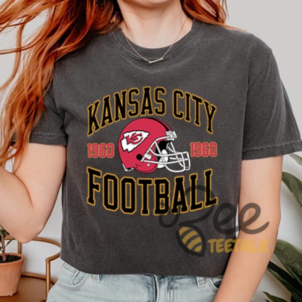 Kansas City Football Graphic Tee Shirt Vintage Kc Chiefs Sweatshirt T Shirt Hoodie Est 1960 beeteetalk 5