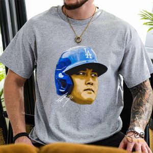 Dodgers Shohei Ohtani Vintage Look Big Face T Shirt Sweatshirt Hoodie La Baseball Gift For Otani Fans beeteetalk 3