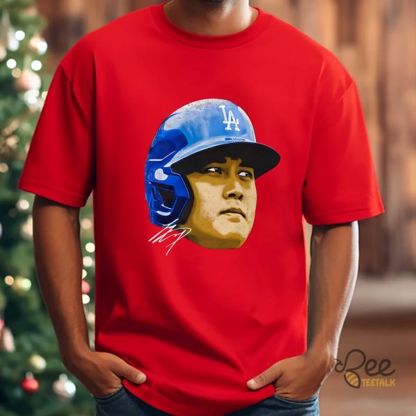 Dodgers Shohei Ohtani Vintage Look Big Face T Shirt Sweatshirt Hoodie La Baseball Gift For Otani Fans beeteetalk 4