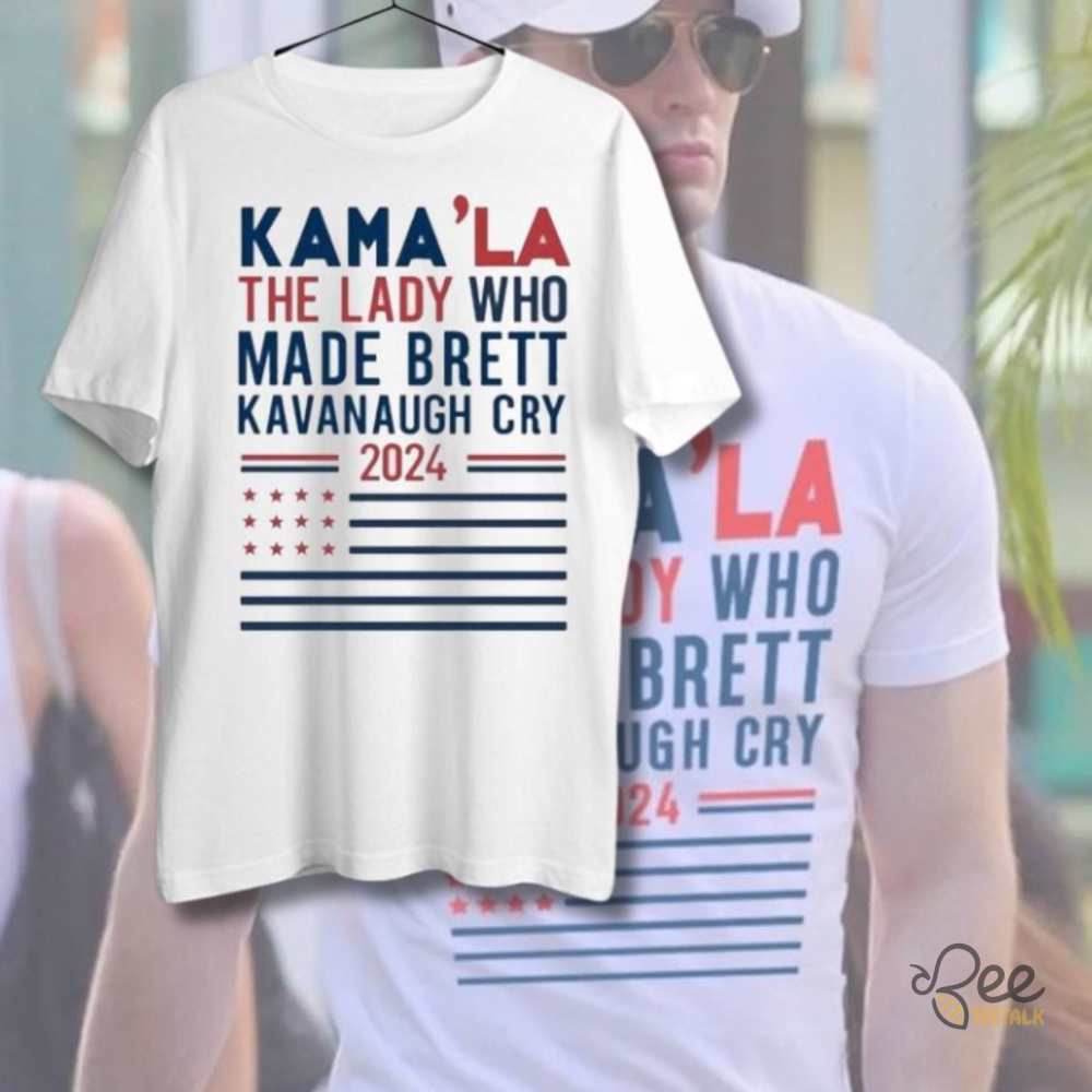 Captain America Kamala The Lady Who Made Brett Kavanaugh Cry 2024 Shirt Comma La Harris Shirts