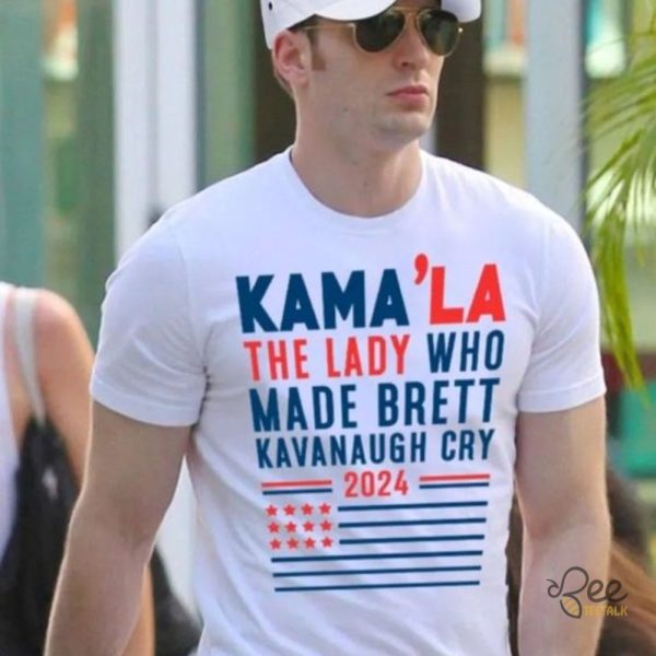 Captain America Kamala The Lady Who Made Brett Kavanaugh Cry 2024 Shirt Comma La Harris Shirts beeteetalk 2