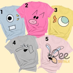 Elephant Piggie Pigeon Duckling Group Costume Book Characters Kindergarten Teacher Tee Retro Funny Book Teacher Shirt beeteetalk 5