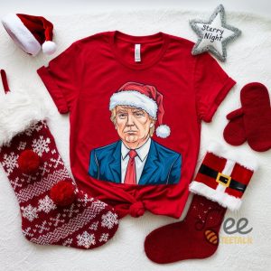 Donald Trump Santa Claus T Shirt Funny Christmas Gift beeteetalk 2