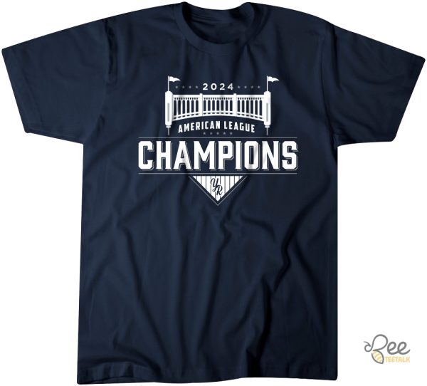 New York Yankees Al Champions Shirt Giveaway 2024 beeteetalk 1