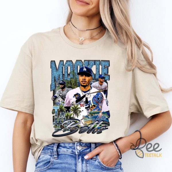 Mookie Betts Bootleg T Shirt Sweatshirt Hoodie La Dodgers Baseball Graphic Tee beeteetalk 1