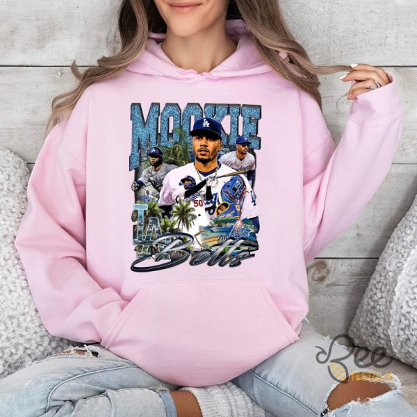 Mookie Betts Bootleg T Shirt Sweatshirt Hoodie La Dodgers Baseball Graphic Tee beeteetalk 3