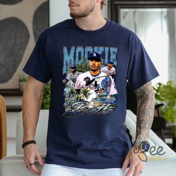 Mookie Betts Bootleg T Shirt Sweatshirt Hoodie La Dodgers Baseball Graphic Tee beeteetalk 4