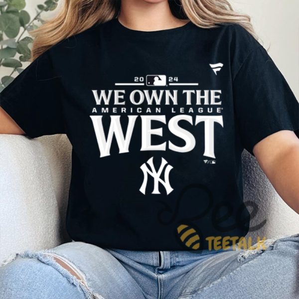 We Own The American League East T Shirt Sweatshirt Hoodie Ny Yankees Division Champions 2024 Graphic Tee World Series Championship Shirt beeteetalk 1