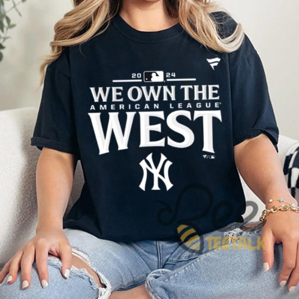 We Own The American League East T Shirt Sweatshirt Hoodie Ny Yankees Division Champions 2024 Graphic Tee World Series Championship Shirt beeteetalk 2