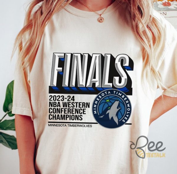 Finals 2023 2024 Western Conference Champions Minnesota T Shirt Sweatshirt Hoodie Timberwolves Baseball Graphic Tee beeteetalk 3